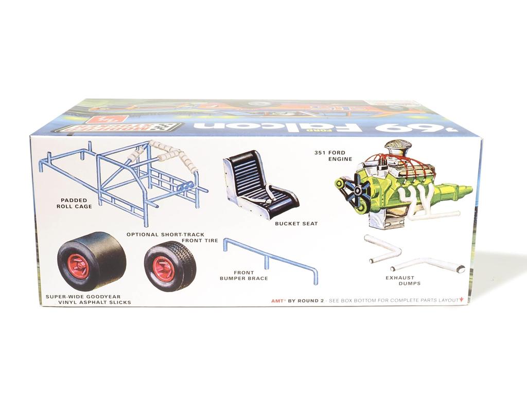 AMT 1/25 1969 Ford Falcon Τροποποιημένο Αυτοκίνητο Στοκ Πλαστικό Μοντέλο AMT1446 (Αυτοκίνητο)
