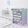 Stackable Plastic Drawer Organizer Modular Makeup Jewelry Storage Box Office Desktop Free Combination Stationery Organizer