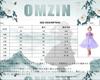 OMZIN Perfect for Piano Formal Kindergarten Entrance and Sizes and Includes Gift Card Children's Dress, Recitals, Parties, Concerts, Occasions,