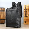 Hot Selling Men's Backpack, Business Casual Top Layer Cowhide Backpack, College Student 14 Inch Computer Backpack
