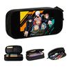 Trousse à crayons Kawaii Jujutsu Kaisen Fushiguro Megumi pour Filles Garçons Grande Capacité Sac à Crayons Itadori Fournitures Scolaires