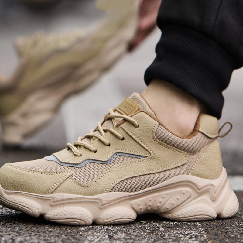 Oulylan New Anti-Smash Anti-Puncture Men Safety Shoes Comfortable Breathable Ultra Light Soft Sole Work Protective Shoes