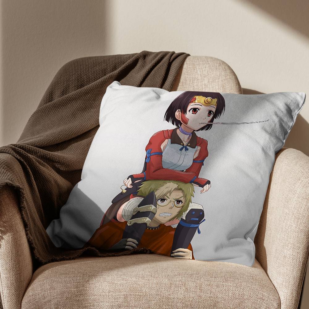 cool Ikoma Mumei Kabaneri Cushion Cover Suitable For Sofa Car Bedroom Office Cushions Decorative Pillow Case