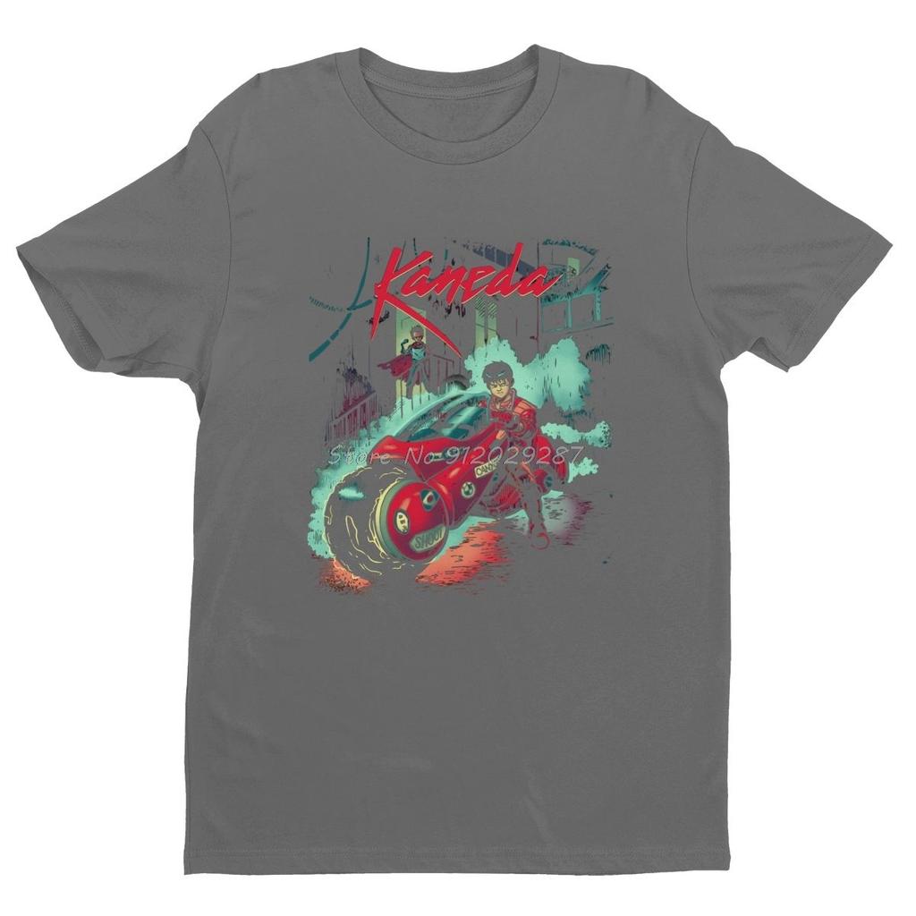 Stylish Neo Tokyo Rain T Shirts Men Vintage Short Sleeved Manga Tshirt Kaneda Japanese Anime Tshirt Pure Cotton Tee Tops