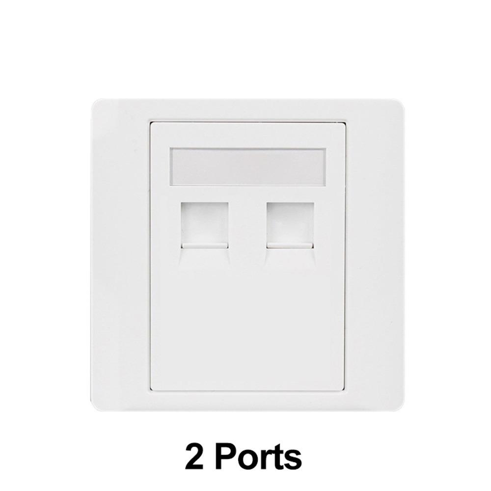 1Pcs CAT5E CAT6 CAT6A CAT7 CAT8 RJ45 Socket Outlet  Home Office Network