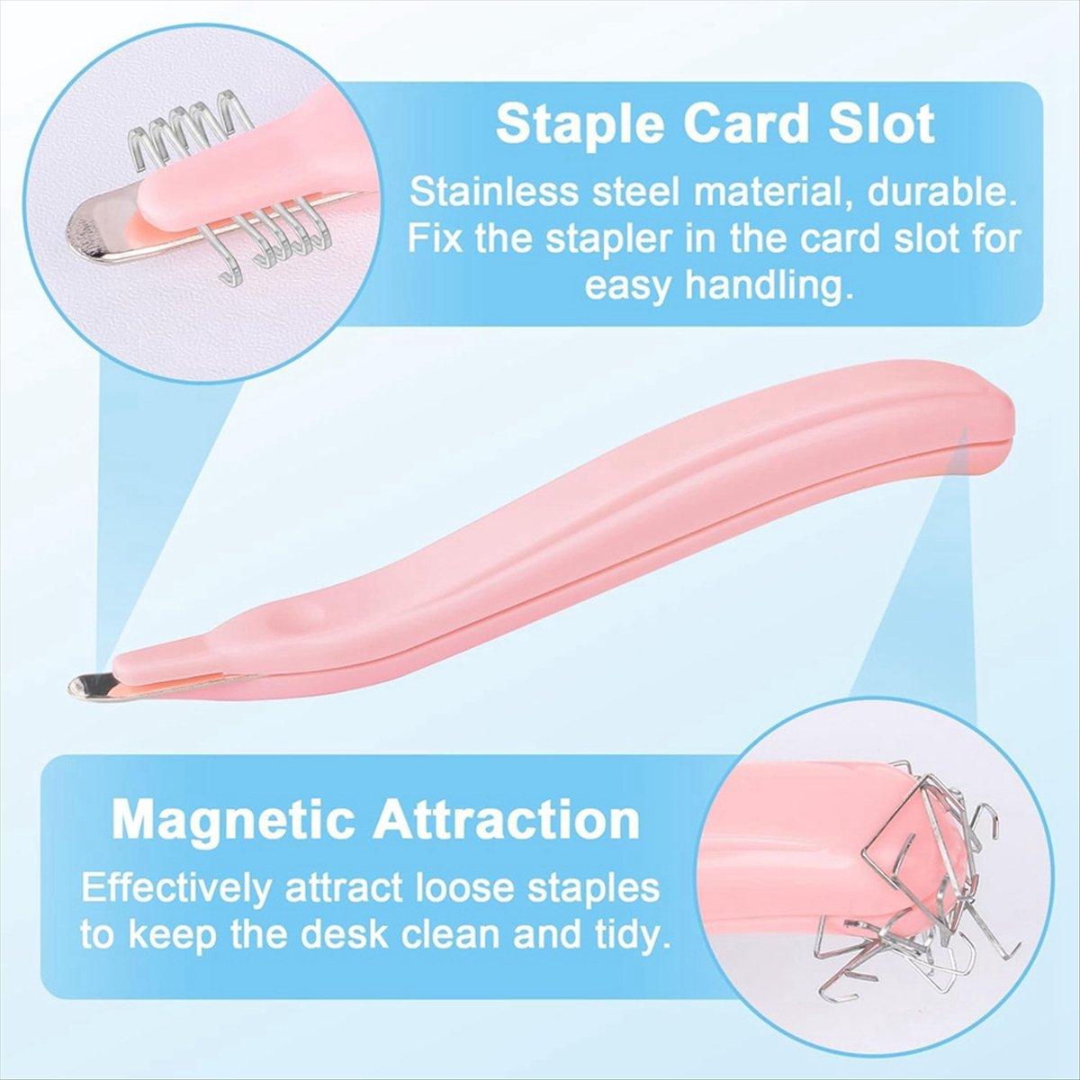 

BHBL 4 Pack Magnetic Staple Remover Tools, Professional Stapler Removers Staple Puller Remover for Classroom (4 Colors) China Mainland