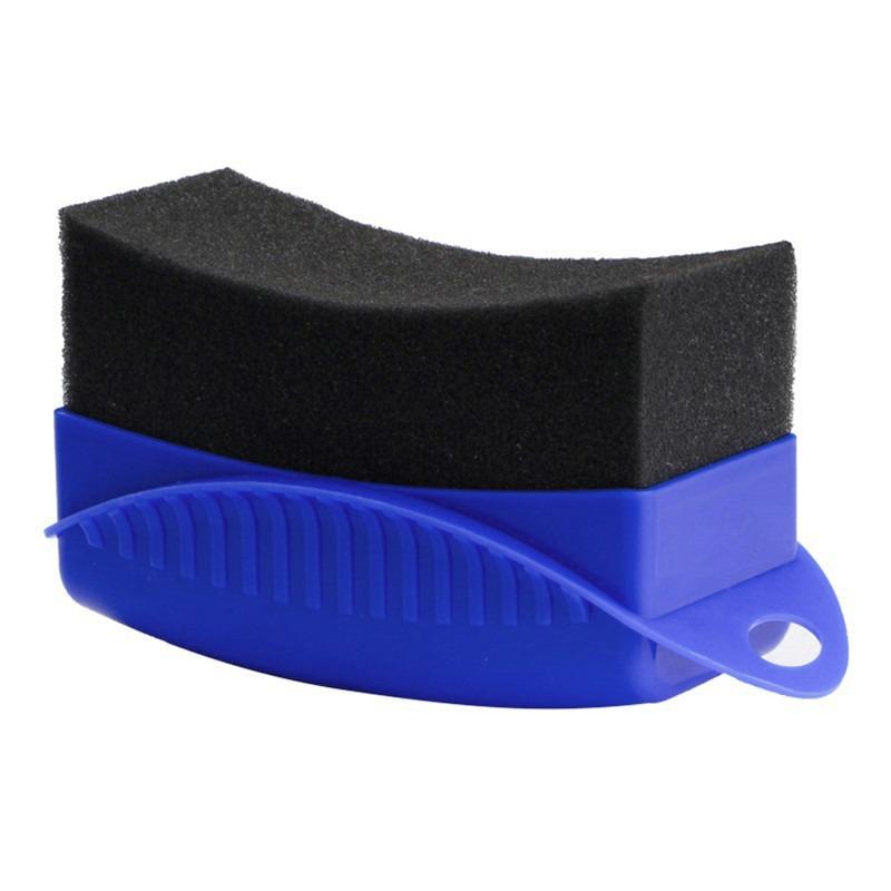 Premium Auto Rad Polier Wachs Schwamm Bürste ABS Kunststoffe Waschen Reinigen Reifen Kontur Dressing Applikator Pads Auto Detaillierung Zubehör