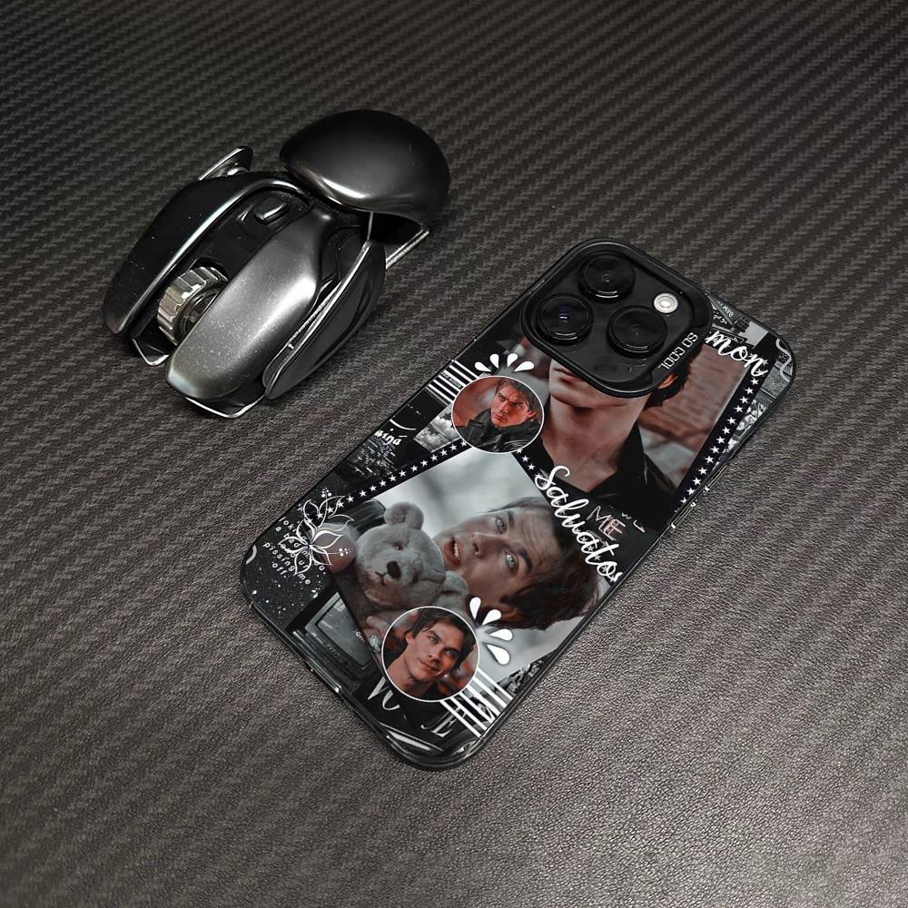 

The Vampire Diaries Damon Salvatore Phone Cases For IPhone 17 16 15 14 13 12 11 Plus Pro Max Pro Color Matte Cover iPhone 11 pro