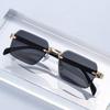 New Trendy Frameless Fashionable Glasses for Men, Beveled-cut Glasses for Women, Personalized Glasses