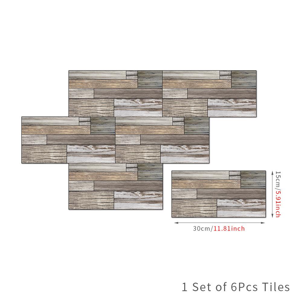 Simulated Cobblestone Retro Matte Wall Sticker Wall Decoration Refurbished Wallpaper Self-Adhesive Kitchen Oil-Proof Sticker