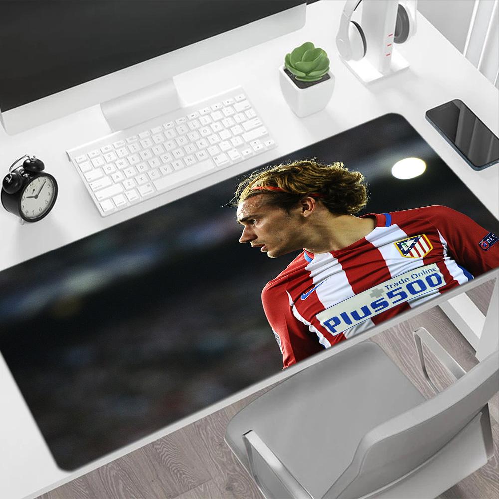Atletico Madrid Player Gaming Mouse Pad Gaming Laptop Mouse Pad HD Print Desk Pad Non-Slip Rubber Bottom