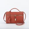 Women's High-Grade Retro Leather Underarm Lunch & Cosmetic Bag - 2025 Fashion Versatile Handheld Style