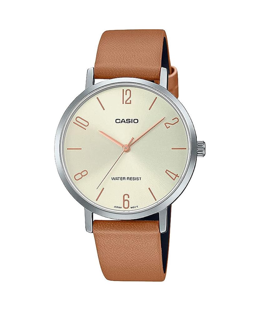 

Женские кварцевые часы CASIO светло-коричневые Overseas модель [Casio] LTP-VT01L-5B [Товар]