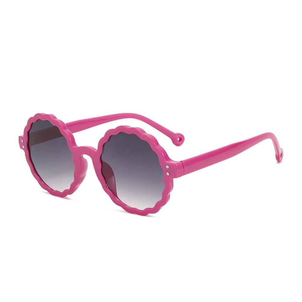 Fashion Vintage Round Sunglasses Women Men Small Frame Flower Sunshade Glasses Female Vacation Travel Beach Decor Glasses Props