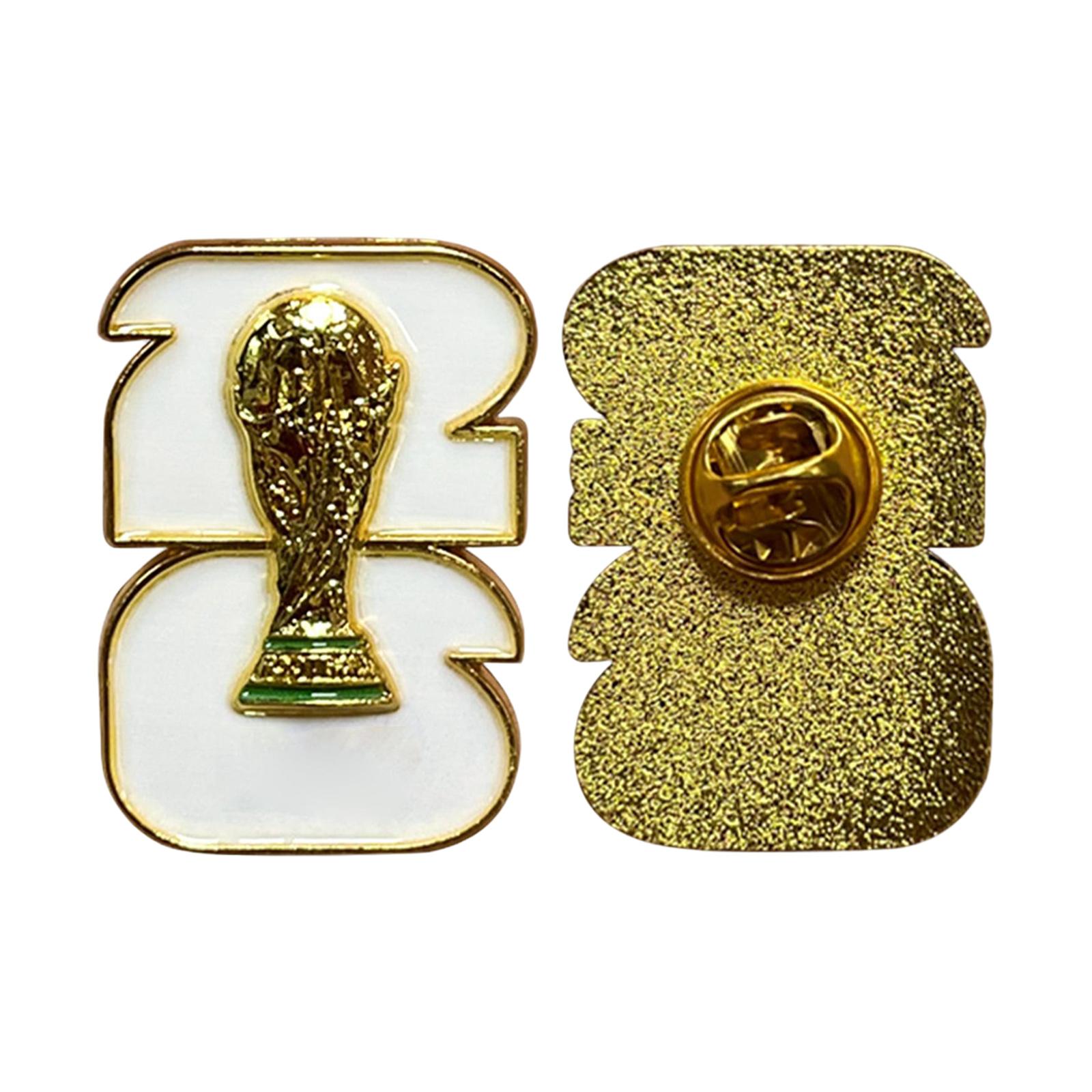 

Gold Trophy Metal Keychain - Enamel Charm Key Ring With Lobster Clasp For Sports Fans One Size