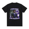 Rapper Chief Keef for President T Shirt Unisex Fashion Casual Short Sleeve Tshirt Aesthetic Vintage Oversized Tshirts Streetwear