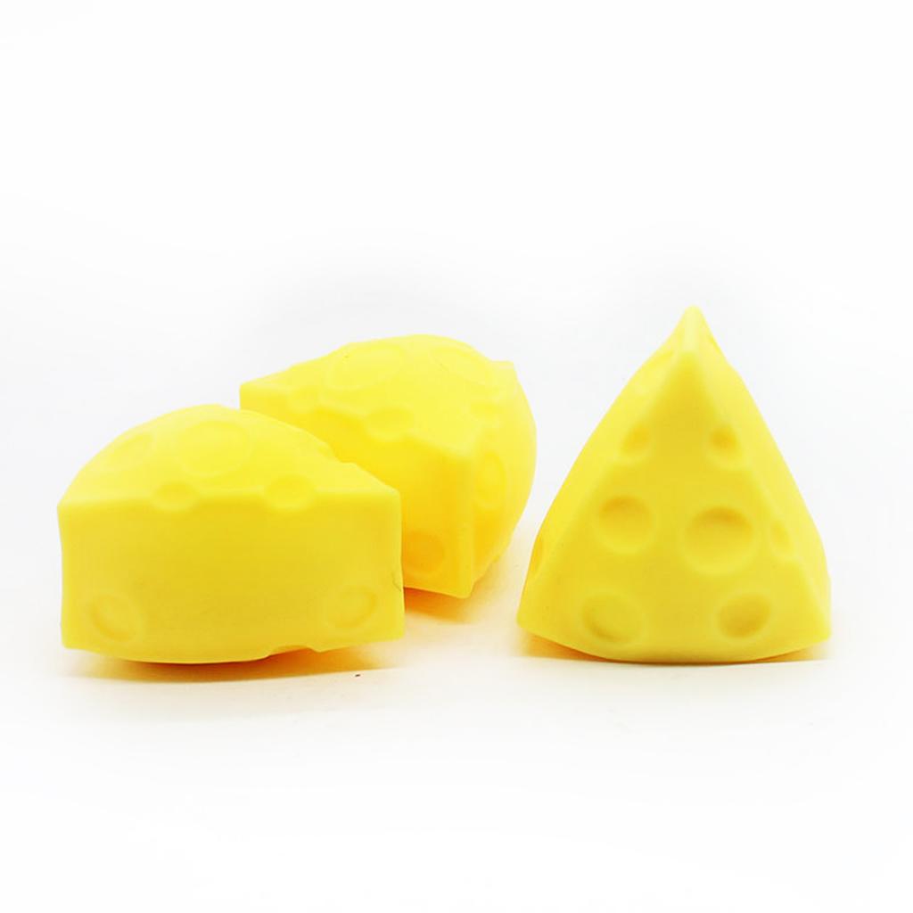 Cheese, Cheese, Pinch, Music, Stress Relief Tool, Ventilatory Ball Simulation, Food Play TPR Soft Rubber Rebound Ventilatory Toy