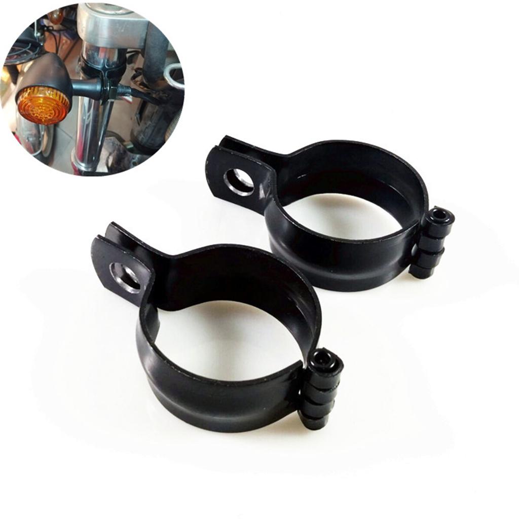 Iron Motor Light Clamp Holder Easy Installation Parts Suitable for Turn Signal Fog Light Mount Holder