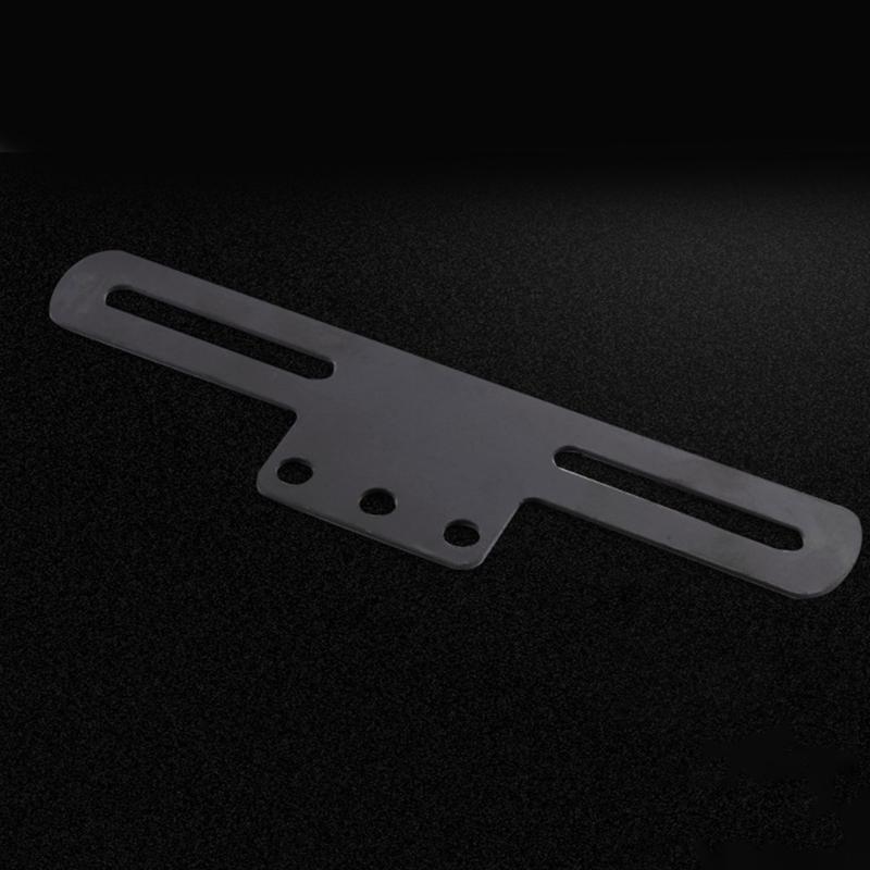 Easy Installation Secure Adjustable Motorbike Tail Light License Plate Frame Mount Support with Rear Illumination Mount