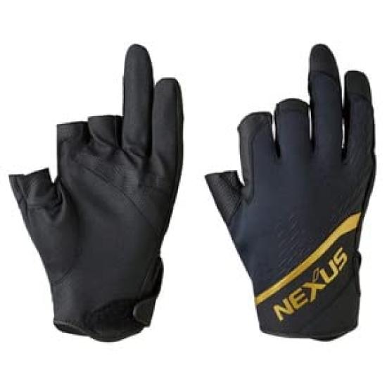 

Shimano Nexus Windproof XL Gloves, 3-Piece Cut, GL-102V, Black, чёрный