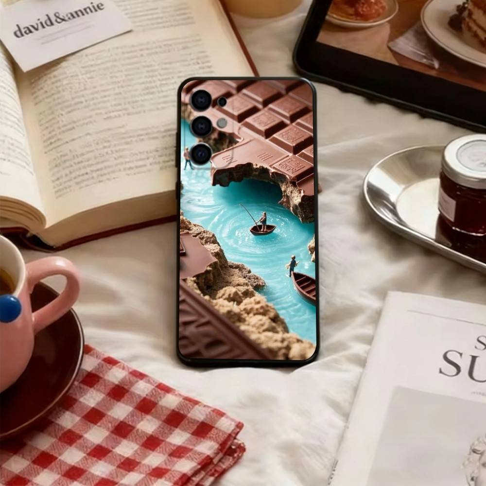 

Micro Food World Phone Case For Samsung S25,S24,S21,S22,S23,S30,Ultra,S20,Plus,Fe,Soft Silicone Black Cover Samsung S235G