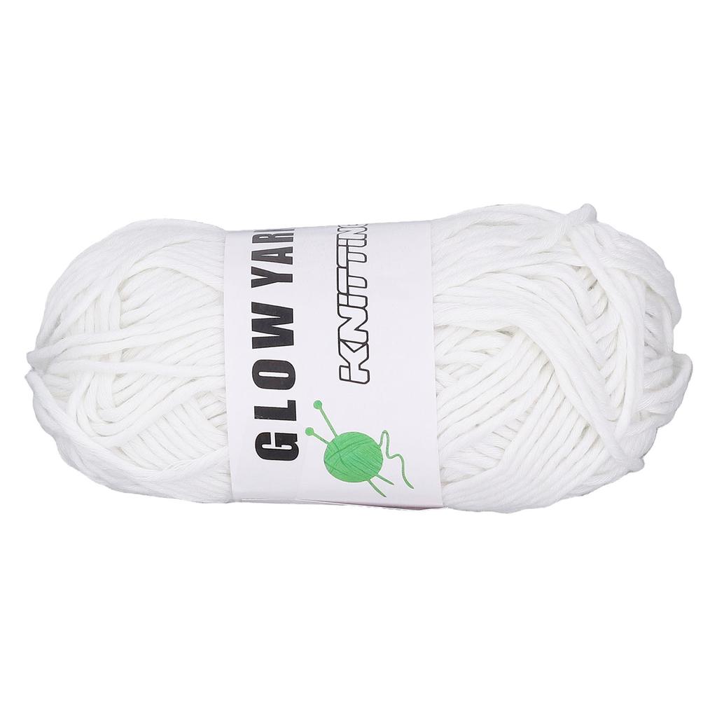164ft Luminous Chunky Yarn DIY Polyester Weave Glow Luminous Knitted Yarn for Carpet Sweater Hat
