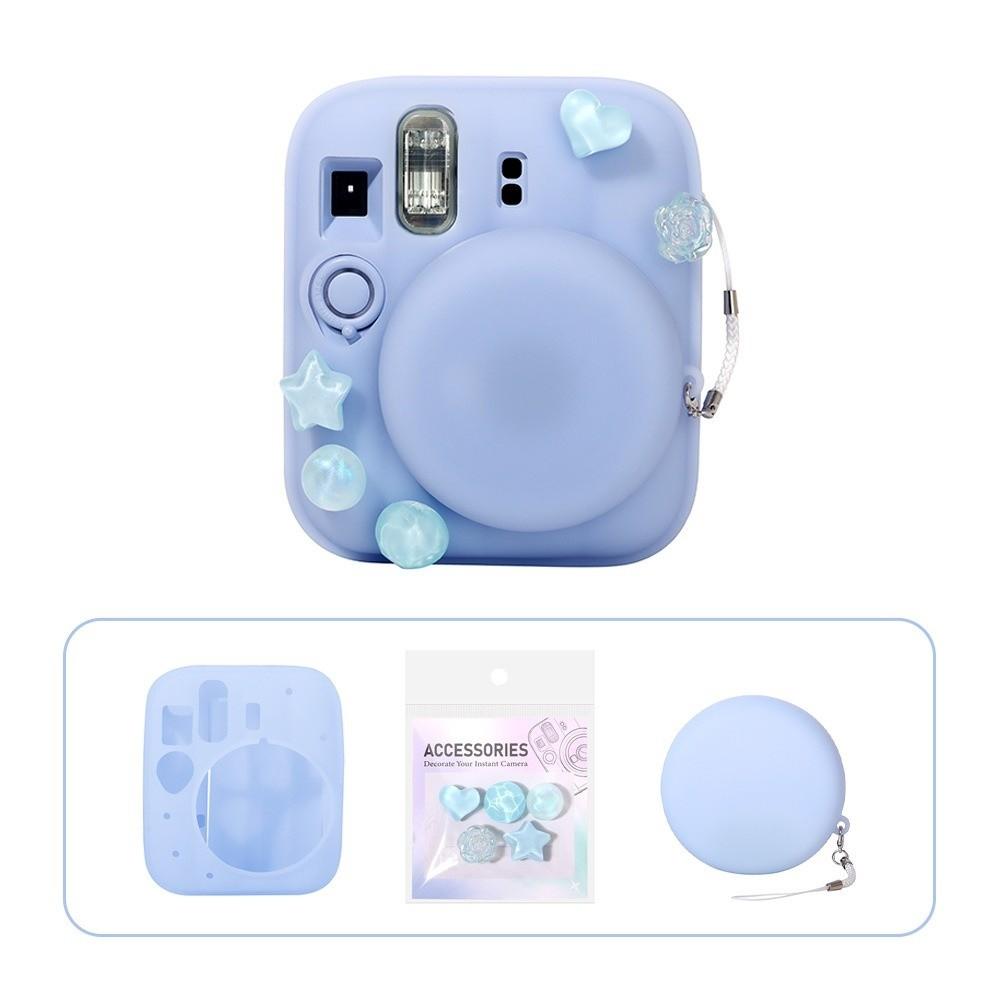 with Lens Cap Instant Camera Cover Protective Shell for Fujifilm Instax Mini 13 Travel Photography