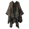 Ladies' Fashionable Knitted Shawl, High-end Travel Wear, Imitation Cashmere Cloak