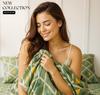 300 TC Cotton Microfiber XXL Super King Size Bedsheet | 9 Feet, 275 X 275 cm with 2 Large Size Pillow Covers - Olive Green