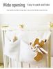 Pure Cotton Crepe Baby Crib Storage and Diaper Hanging Bag - Multiple Colors