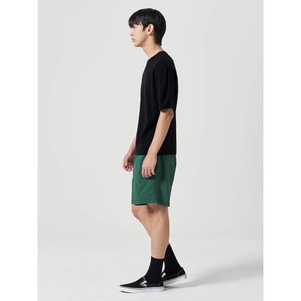 8SECONDS Half Milano Round Neck Short Sleeve Knit Navy (424751Ly2R)