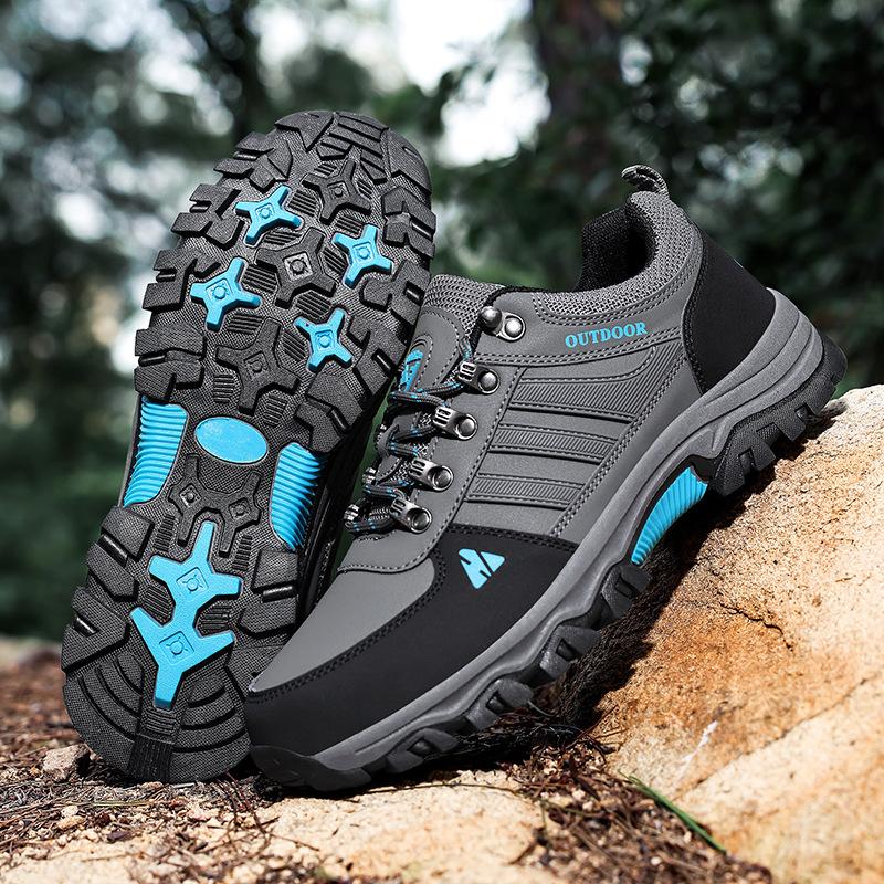 New men's spring and autumn hiking men's shoes walking sports shoes rubber new casual non-slip outdoor men's travel shoes