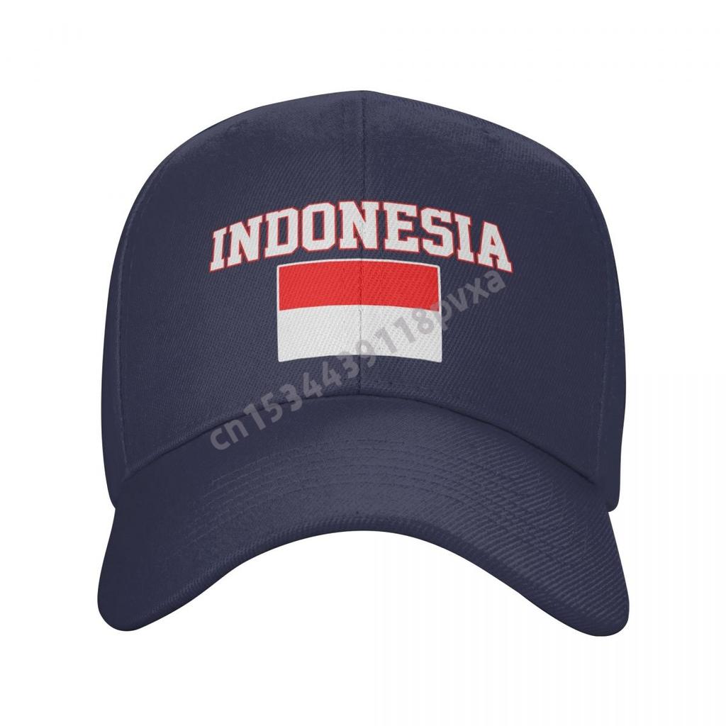 Baseball Cap Indonesia Flag Indonesian Fans Country Map Wild Sun Shade Peaked Adjustable Outdoor Caps for Unisex WoUnisex