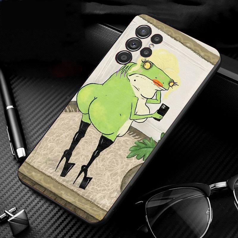 

Phone Case For Samsung Galaxy S26 S25 S24 S23 S22 S21 Ultra S24 S23 S22 S21 S25 Plus S24 FE Frog S26 Ultra