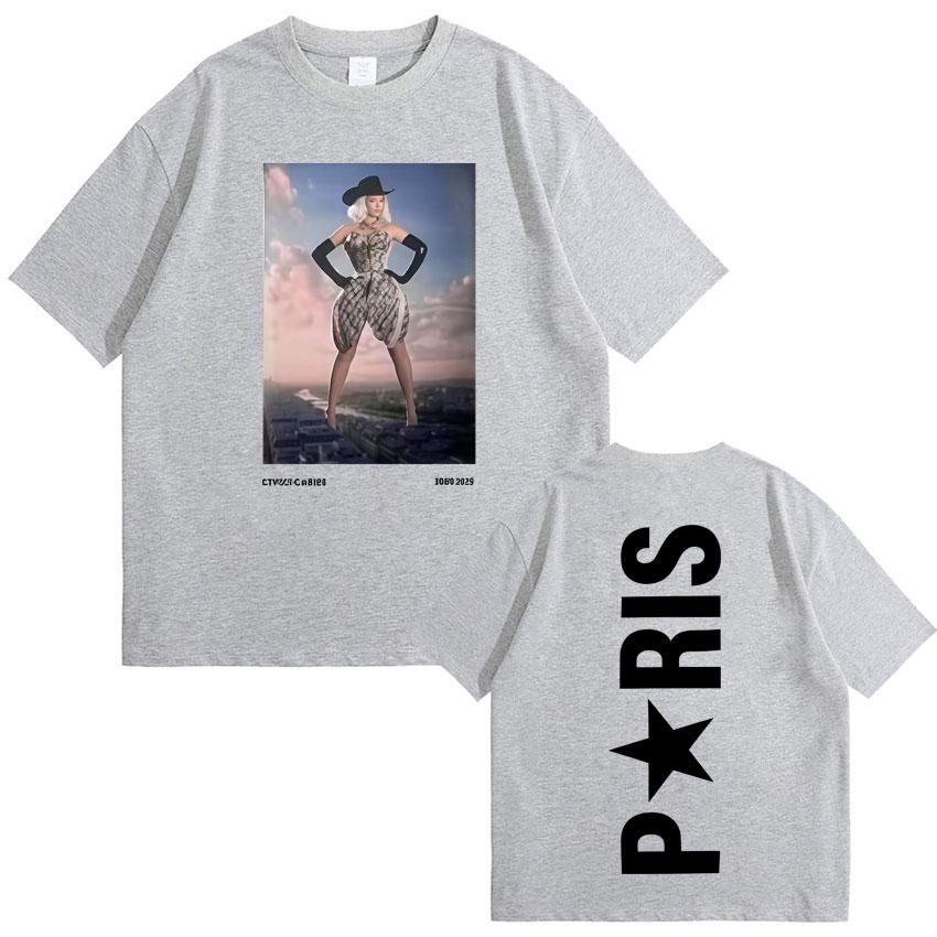 Singer Beyonce Cowboy Carter Harajuku Graphics Tshirt Humor High Quality Unisexs Women Short Sleeve Hip Hop Casual Tees S