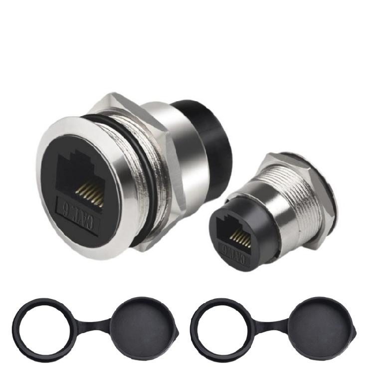 

Разъем RJ45 для монтажа на панель RJ45 Cat6 Разъем-розетка Female-Female Проходной адаптер-удлинитель Ethernet Передача