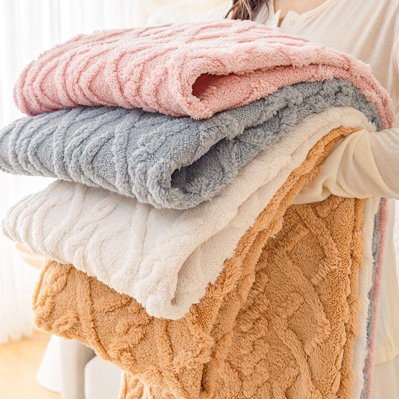 Winter Plush Sofa Cushion  Winter Thickened Non-Slip Seat Cushion Simple Modern Flannel Sofa Cover