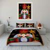 Nutcracker Soldier Design Set Bedding Duvet Cover Set Duvet Cover Pillowcases  (1*Duvet Cover 2*Pillowcases, without duvet insert)