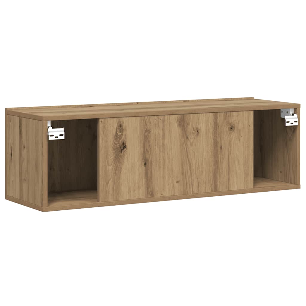 TV Wall Cabinet Artisan Oak 100 x 30 x 30 cm Particleboard