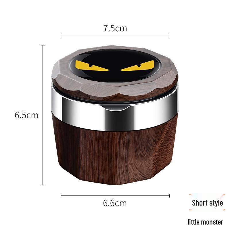 High Flame Retardant Car Ashtray with Lid & Light for 2025 GAC GS8/M8 Interior Modification