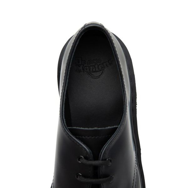 Dr. Martens 1461 Mono Smooth Leather Oxford Black Unisex Sneakers 14345001