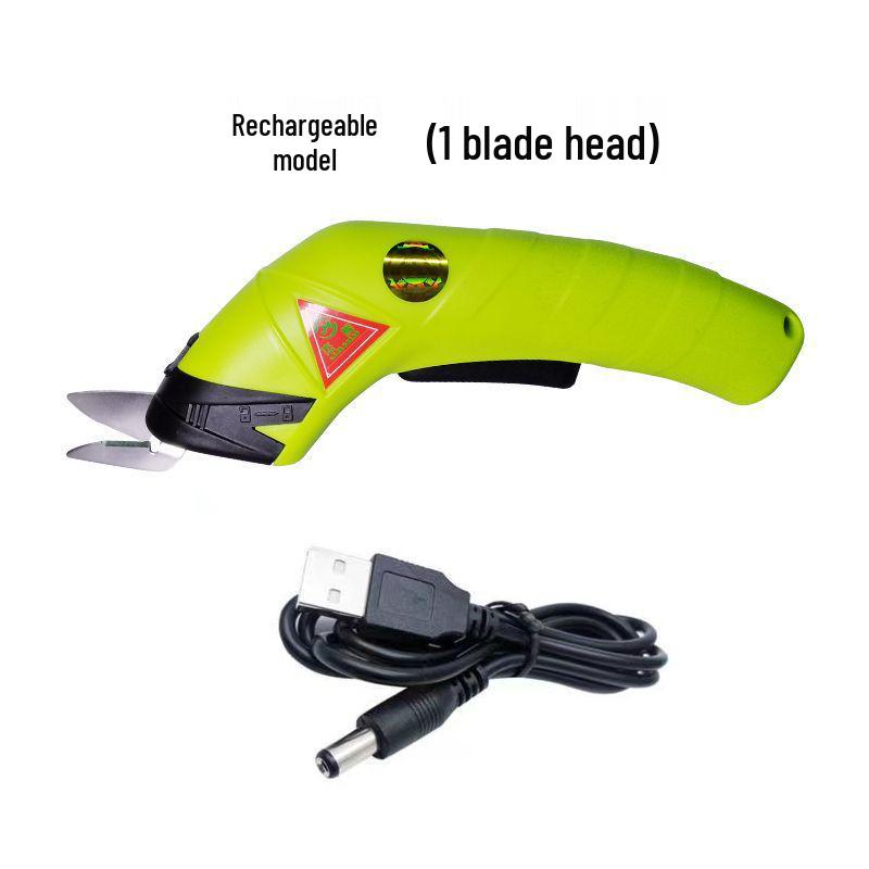 Rechargeable Handheld Electric Scissors for Cutting Fabric, Leather, and Cloth