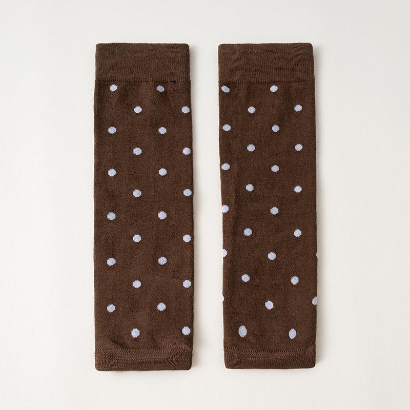 Women Leg Warmers Air Conditioner Knee Protection Thermal Dot Pattern Stacked High Socks Arthritis Care Straight Cut Leggings