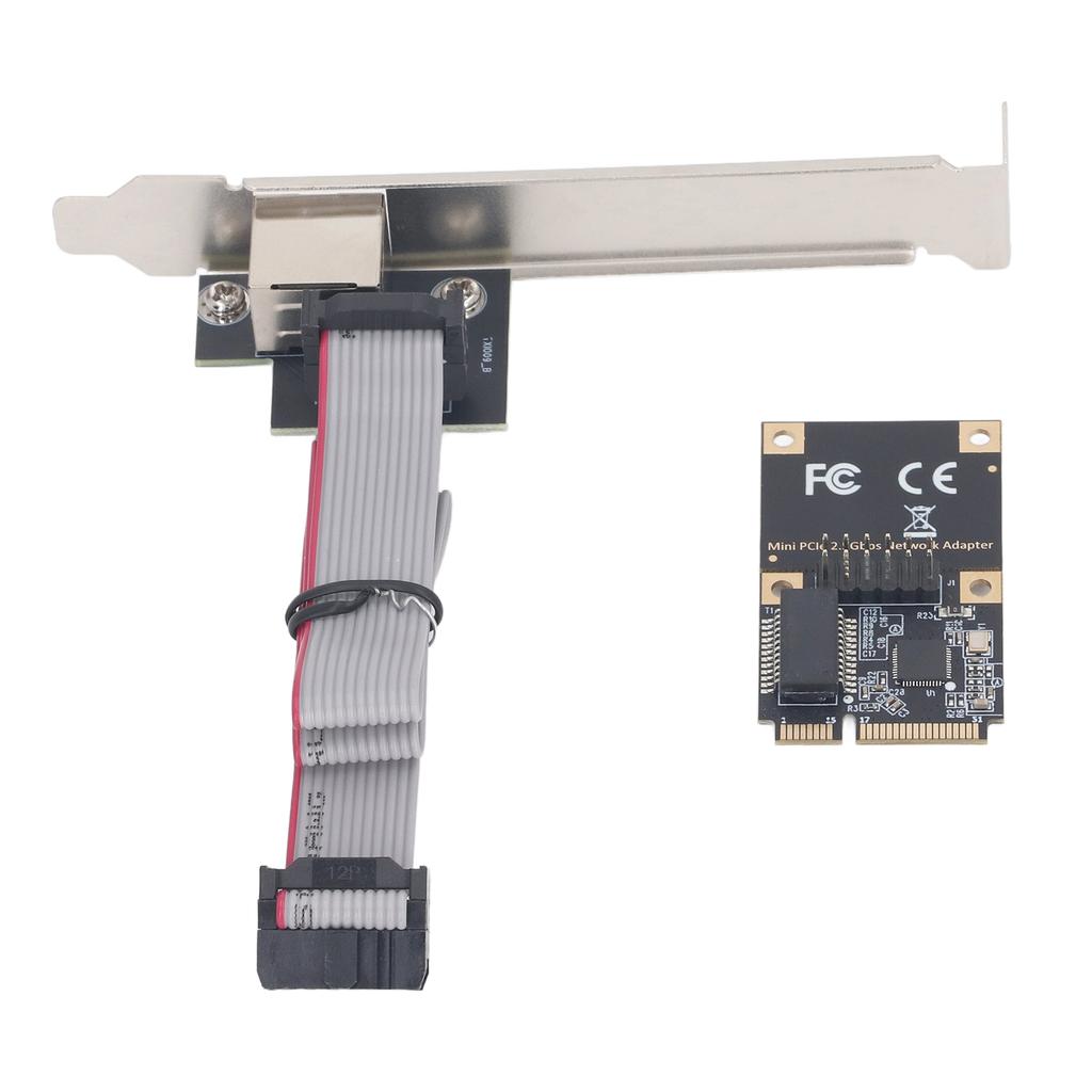 Mini PCIe Network Card Single Port 2.5G Gigabit Ethernet RJ45 Network Adapter Card for Desktop PC