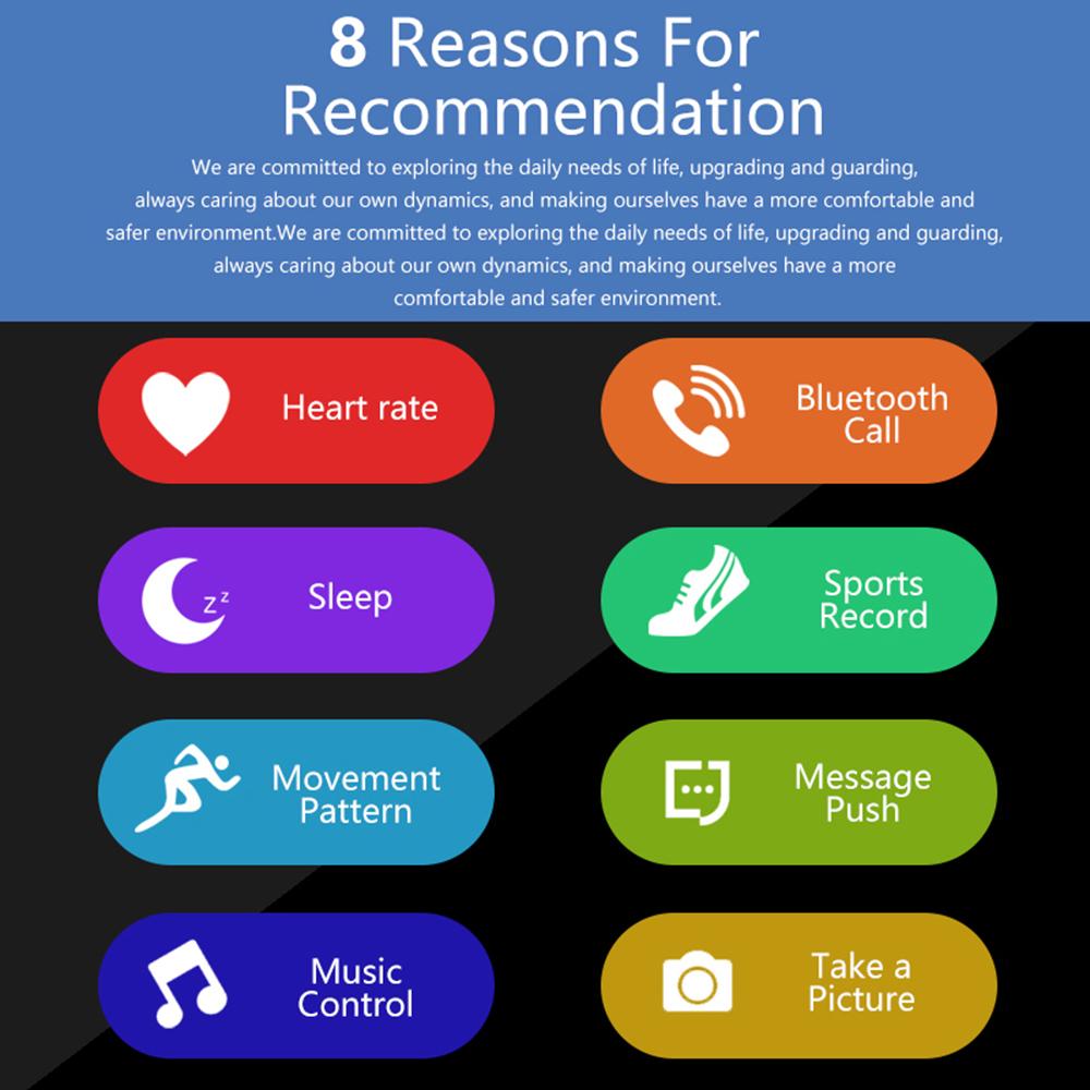 C09 Smart Watch 1.85-inch TFT Screen Bluetooth-compatible Call Heart Rate Blood Pressure Monitor Watch