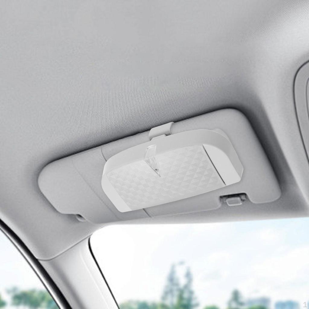 Automotive Eyewear Storage for Sun Visor, Glasses Organizer Car