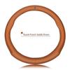 Genuine Leather Steering Wheel Cover for Dongfeng Fengxing S500 - Ultra-thin, Sweat-absorbent, Non-slip, Four Seasons Universal Fit