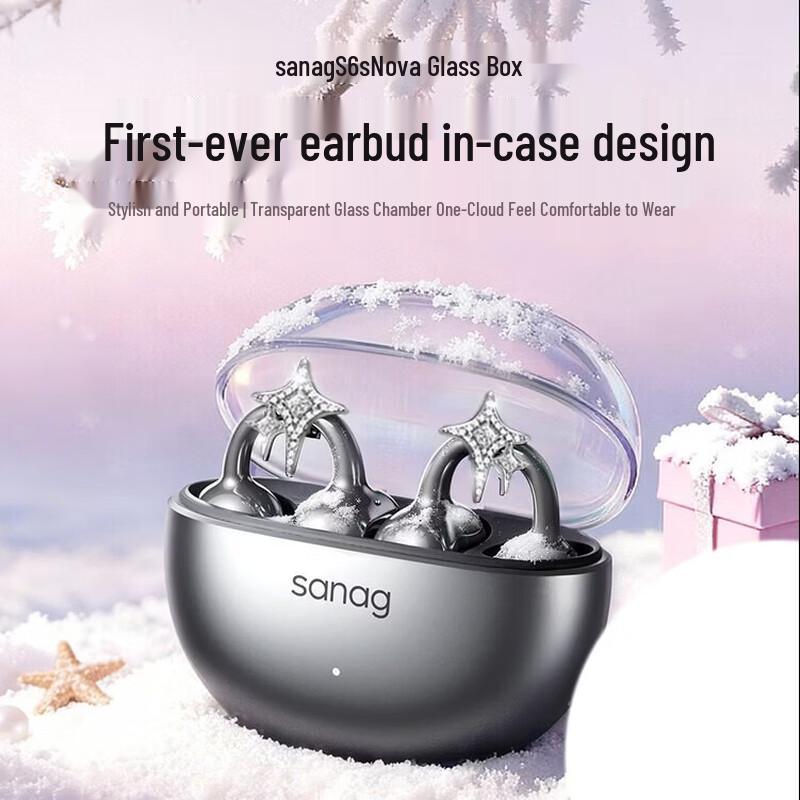 SANAG S6S Nova Ear Clip Bluetooth Sport Earbuds