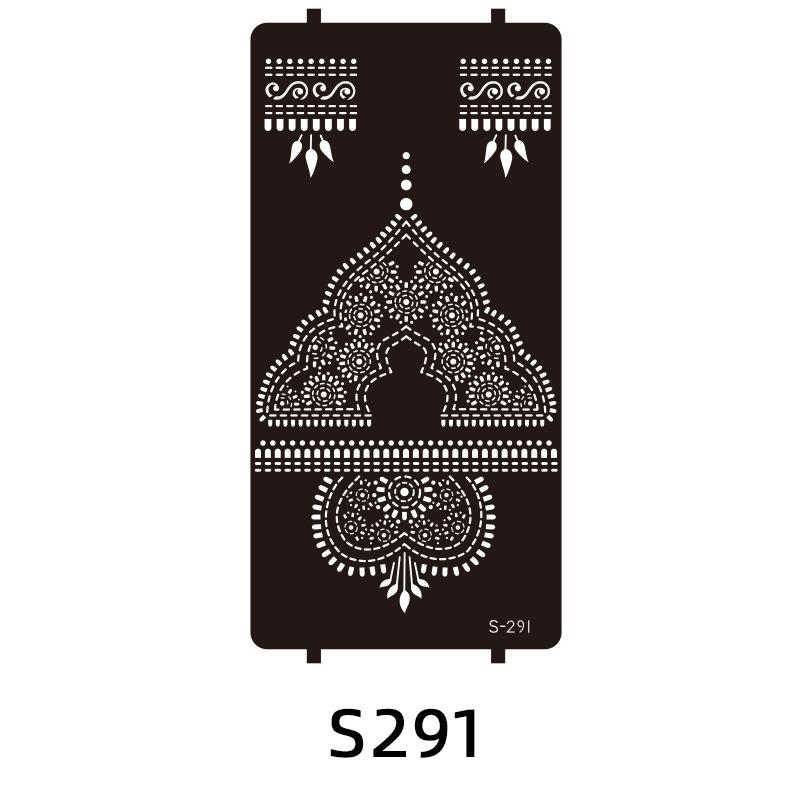 Indian Hannah Tattoo Template Tattoo Hand Drawn Template Juice Tattoo Sticker Painted Hennatattoo