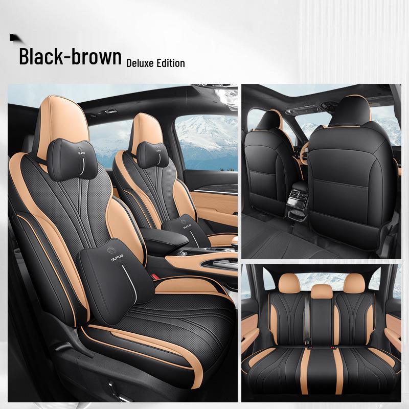 Husă de scaun auto din piele integrală pentru toate sezoanele pentru Xingyue L, model cu cinci locuri